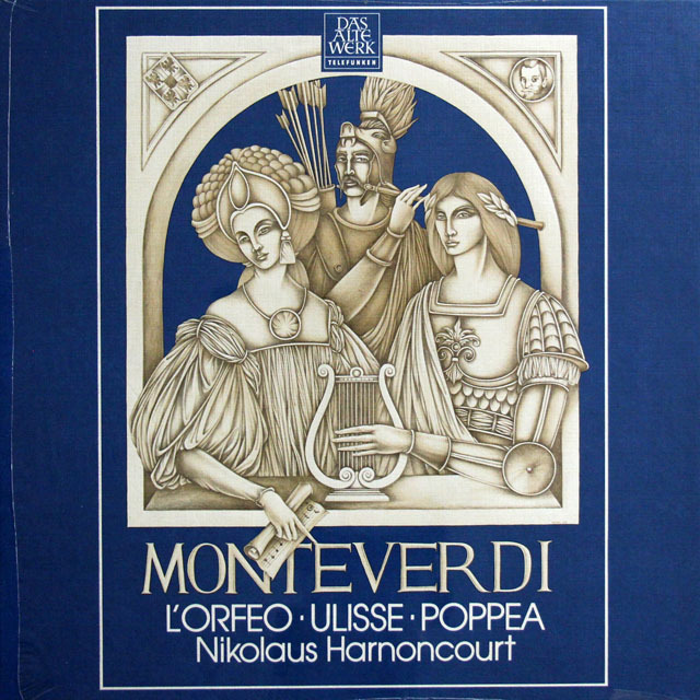 【未開封】　アーノンクールのモンテヴェルディ/歌劇「オルフェオ」、「ウリッセ」、「ポッペア」抜粋　独TELEFUNKEN　3811　LP レコード