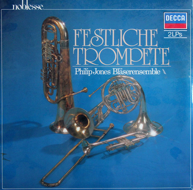 【未開封】　フィリップ・ジョーンズ・ブラス・アンサンブルの「トランペット・フェスティバル」　独DECCA　3811　LP レコード