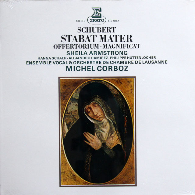 【未開封】　コルボのシューベルト/「スターバト・マーテル」ほか　仏ERATO　3811　LP レコード