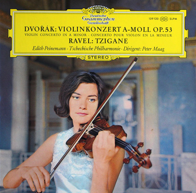 パイネマンのドヴォルザーク/ヴァイオリン協奏曲ほか　独DGG　3811　LP レコード