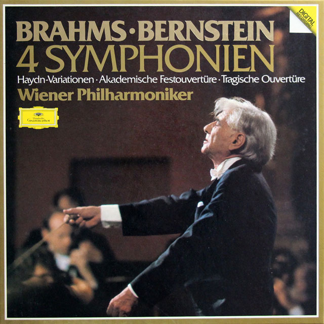 バーンスタインのブラームス/交響曲全集　独DGG　3811　LP レコード