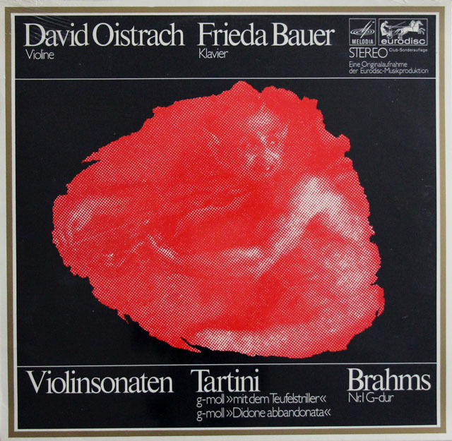 【未開封】　オイストラフ、バウアーのタルティーニ/「悪魔のトリル」ほか　独eurodisc　3811　LP レコード