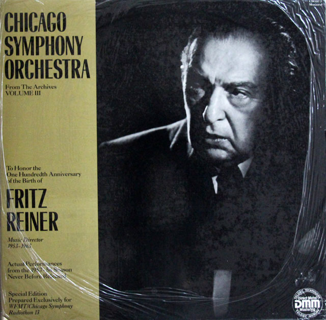 【未開封・限定盤】　シカゴ交響楽団アーカイヴス第3巻　フリッツ・ライナーのハイドン、ベートーヴェンほか　CSO（独TELDEC）　3811　LP レコード