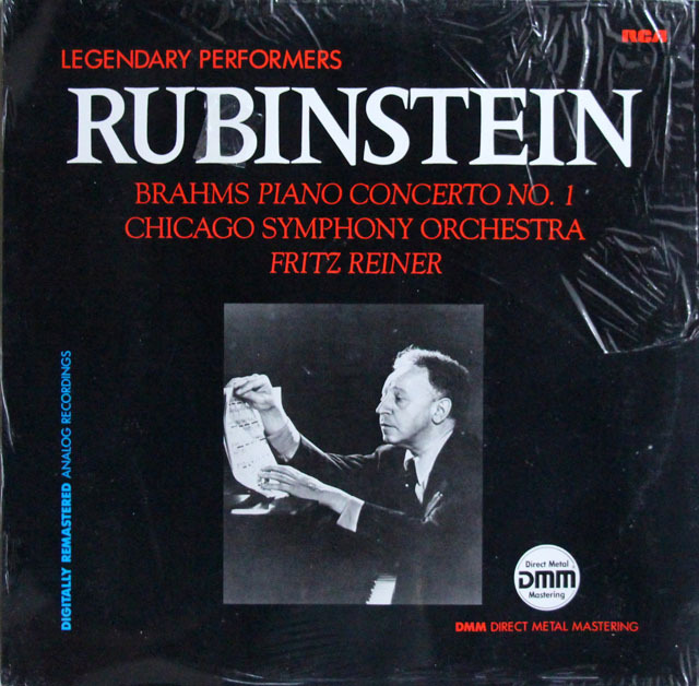 【未開封】　ルービンシュタイン、ライナーのブラームス/ピアノ協奏曲第1番　独RCA　3811　LP レコード