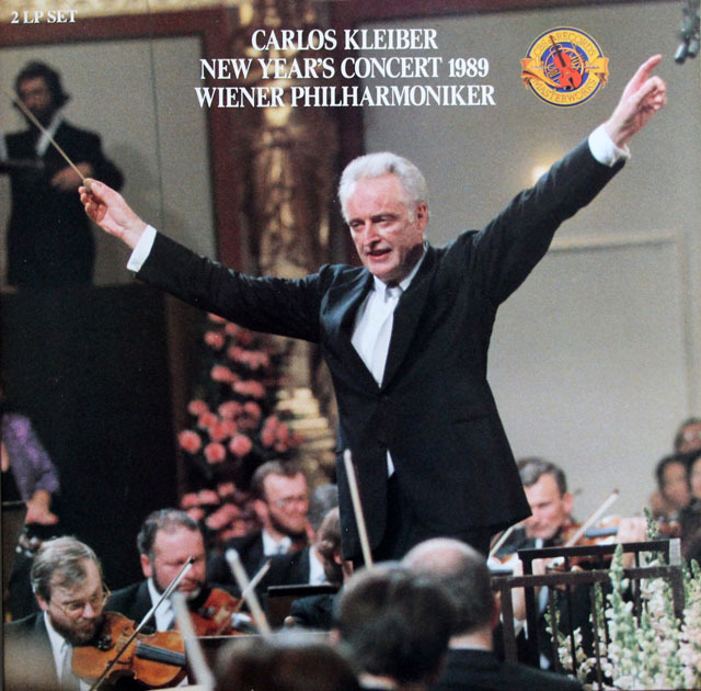 クライバーのニューイヤーコンサート 1989　蘭CBS　3812　LP レコード