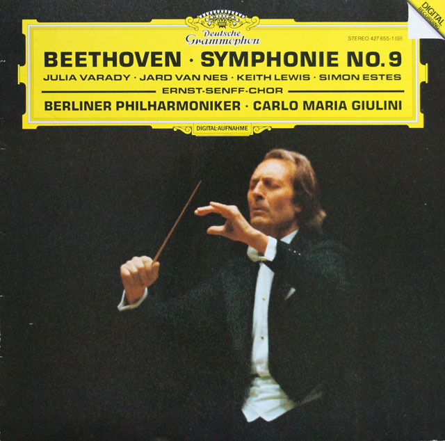 ジュリーニのベートーヴェン/交響曲第9番「合唱付き」　蘭DGG　3812　LP レコード