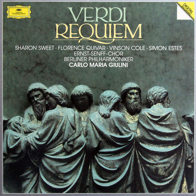 ジュリーニのヴェルディ/レクイエム　独DGG　3812　LP レコード