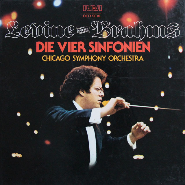 レヴァインのブラームス/交響曲全集　独RCA　3813　LP レコード