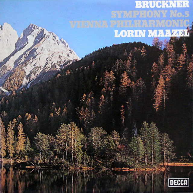 【オリジナル盤】　マゼールのブルックナー/交響曲第5番　英DECCA　3813　LP レコード