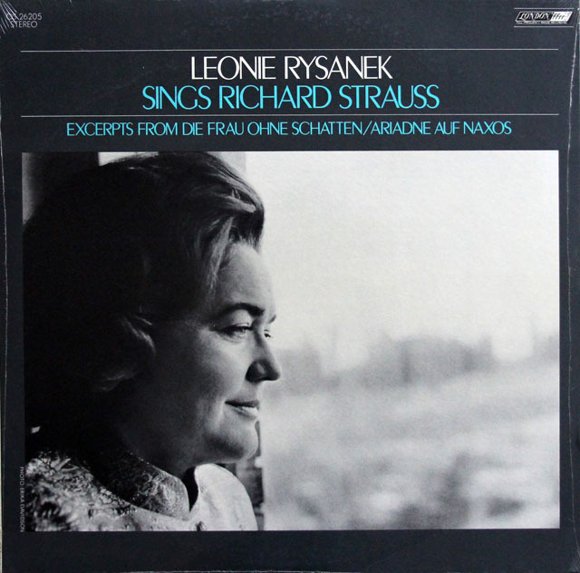【未開封】　リザネクのR.シュトラウス/「影のない女」、「ナクソス島のアリアドネ」から　英LONDON　3813　LP レコード