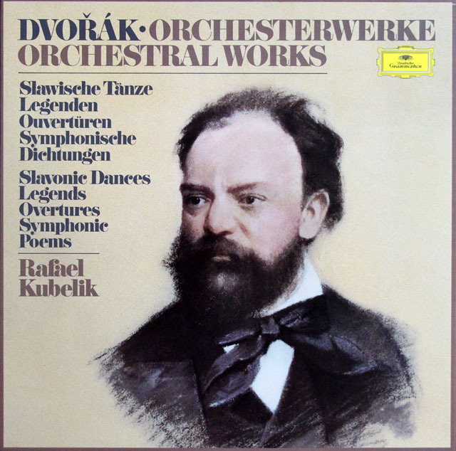 クーベリックのドヴォルザーク/管弦楽曲全集　独DGG　3813　LP レコード