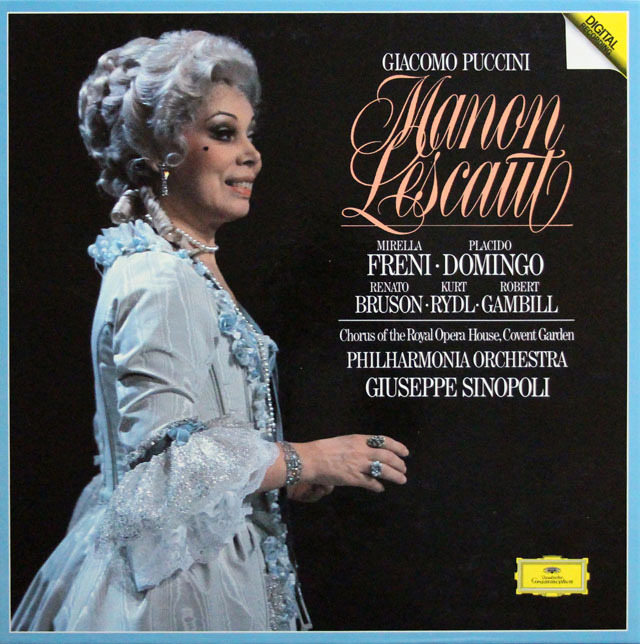 シノーポリのプッチーニ/「マノン・レスコー」全曲　独DGG　3813　LP レコード