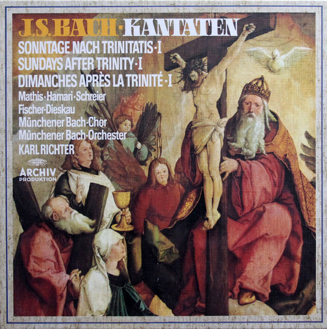 【未開封】　リヒターのバッハ/「三位一体後の日曜日」のカンタータ第1集　独ARCHIV　3813　LP レコード