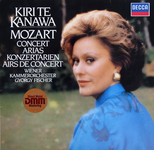 キリ・テ・カナワのモーツァルト/コンサート・アリア集 　独DECCA　3815　LP レコード