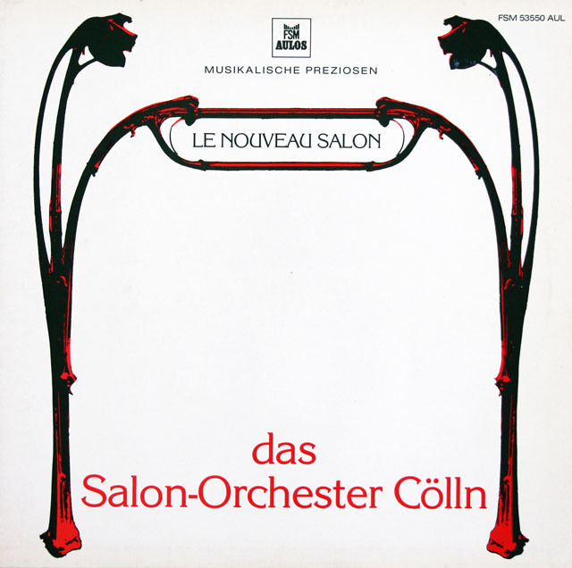 ケルン・サロン・オーケストラのサロン音楽・軽音楽集　独FSM　3815　LP レコード
