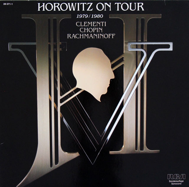 ホロヴィッツ・オン・ツアー（1979/1980）　独RCA　3815　LP レコード