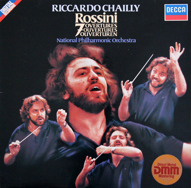 シャイーのロッシーニ/序曲集　独DECCA　3817　LP レコード