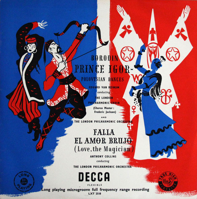 ベイヌムのボロディン/「イーゴリ公」より「だったん人の踊り」ほか　英DECCA　3820　LP レコード