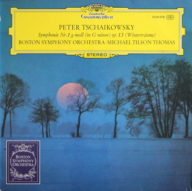 ティルソン・トーマスのチャイコフスキー/交響曲第1番「冬の日の幻想」　独DGG　3821　LP レコード