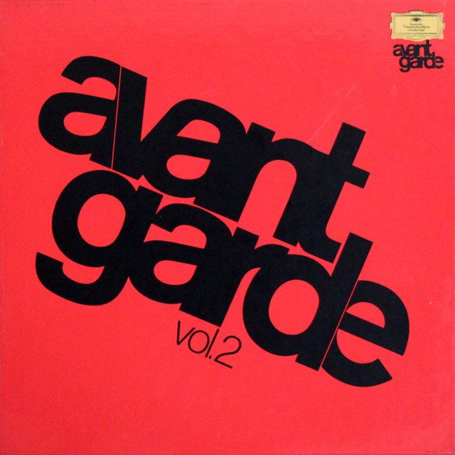 アヴァンギャルド・シリーズ vol.2　独DGG　3823　LP レコード