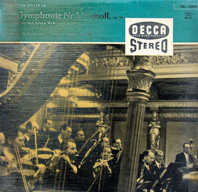 【独最初期盤】クーベリックのドヴォルザーク/交響曲第5(9)番「新世界より」　独DECCA　3824　LP レコード