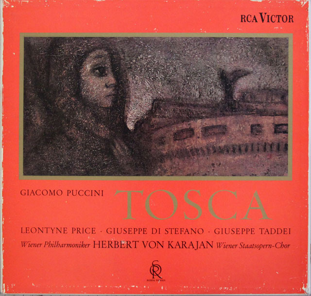 【ソリアシリーズ】　カラヤンのプッチーニ/「トスカ」全曲  　独RCA　3824　LP レコード
