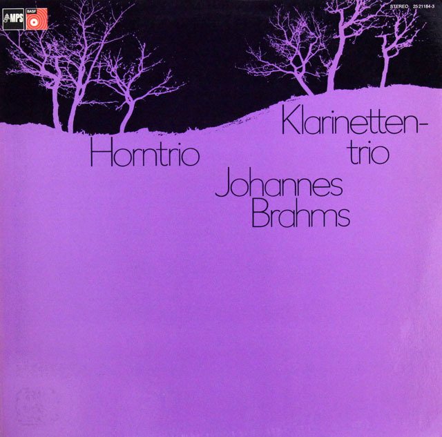 バウマンのブラームス/ホルン三重奏曲ほか　独MPS/BASF　3825　LP レコード