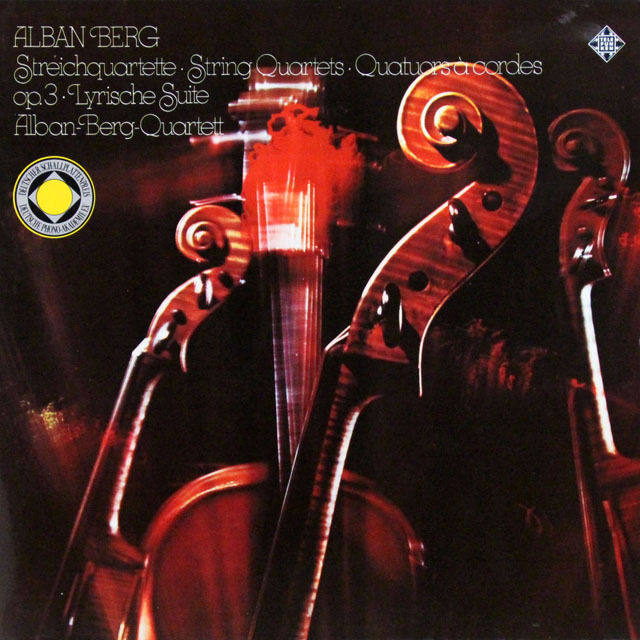 アルバン・ベルク四重奏団のベルク/弦楽四重奏曲ほか　独TELEFUNKEN　3826　LP レコード