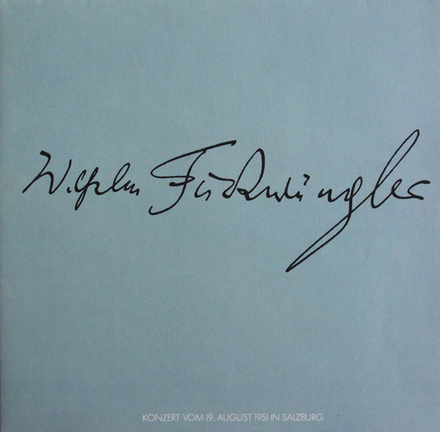 フルトヴェングラーのブルックナー/交響曲第5番ほか　独WF協会　3826　LP レコード