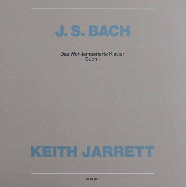 キース・ジャレットのバッハ/平均律クラヴィーア曲集第1巻　独ECM　3826　LP レコード