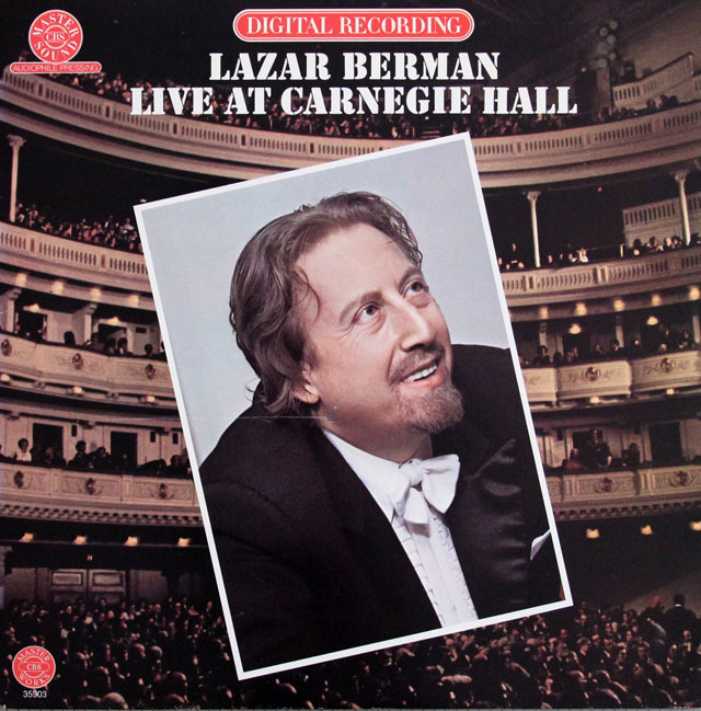 ベルマンのカーネギーホール・ライヴ1979　英CBS　3828　LP レコード