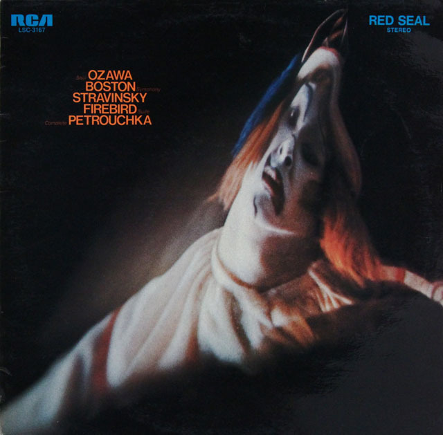 小澤のストラヴィンスキー/「火の鳥」、「ペトルーシュカ」　独RCA  3828　LP レコード