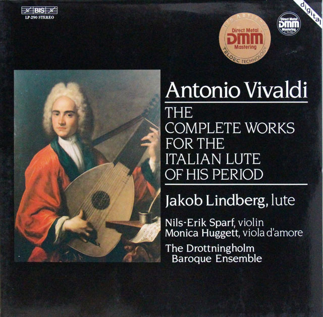 リンドベリのヴィヴァルディ/イタリア・リュート作品全集　独BIS　3829　LP レコード