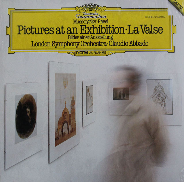 【未開封】　アバドのムソルグスキー/「展覧会の絵」ほか　独DGG　3829　LP レコード
