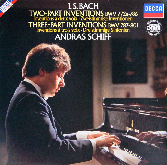 シフのバッハ/インヴェンションとシンフォニア　独DECCA　3830　LP レコード
