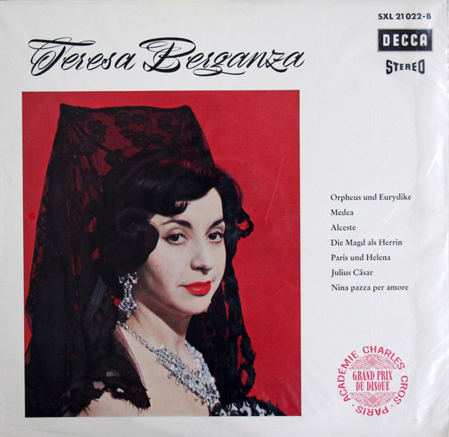【未開封】ベルガンサの「オペラ・アリア集」　独DECCA　3830　LP レコード