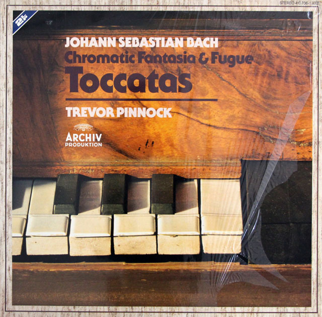ピノックのバッハ/トッカータ集　独ARCHIV　3831　LP レコード