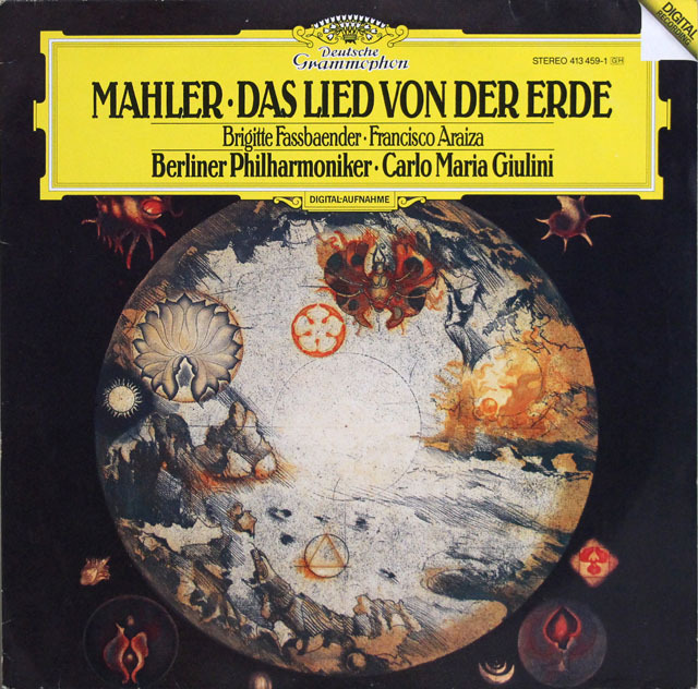 ジュリーニのマーラー/「大地の歌」　独DGG　3833　LP レコード