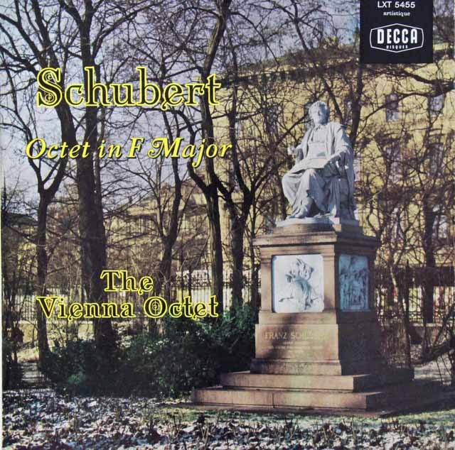 ウィーンオクテットのシューベルト/八重奏曲　仏DECCA　2810　LP レコード