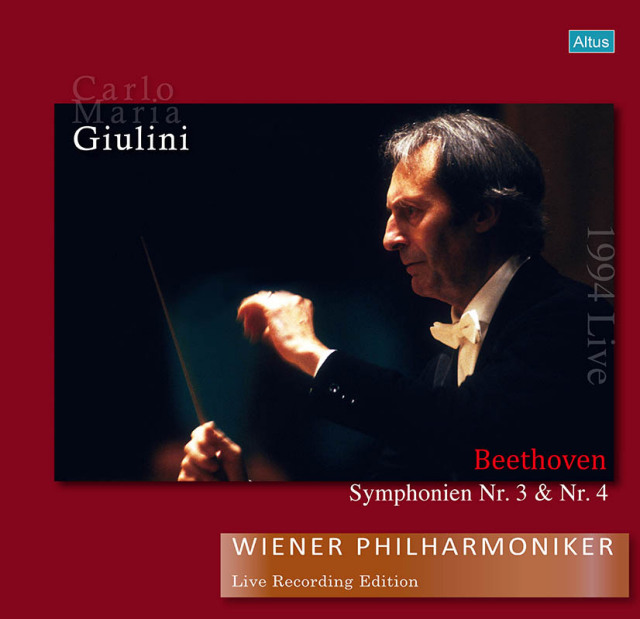 【LPレコード】　ジュリーニ＆ウィーン・フィルのベートーヴェン/交響曲第3番「英雄」&第4番　1994年　＜完全限定生産＞　ALTLP110/112　3LP