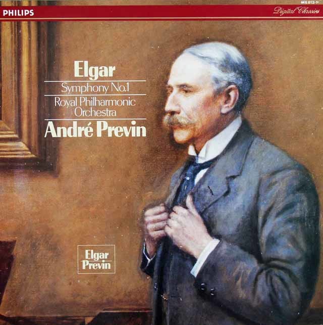 プレヴィンのエルガー/交響曲第1番　蘭PHILIPS　3499　LP レコード
