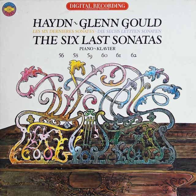 グールドのハイドン/ピアノソナタ集　蘭CBS　3630　LP レコード