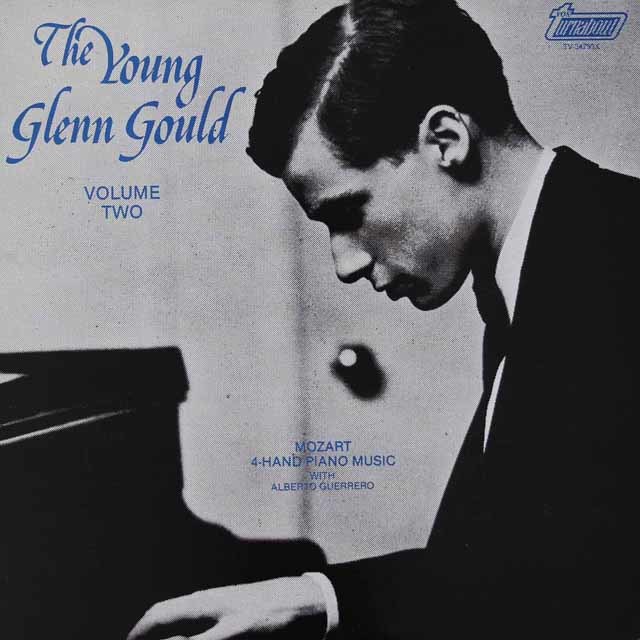 「若きグールド」第2巻　グールド、ゲレーロのモーツァルト/4手のためのピアノ曲ほか　カナダturnabout　3734　LP レコード