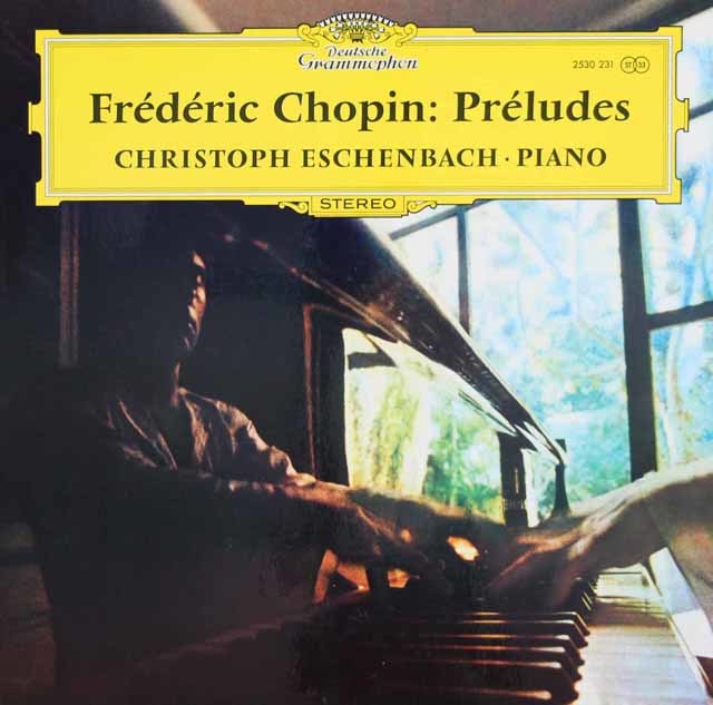 エッシェンバッハのショパン/24の前奏曲ほか　独DGG　3733　LP レコード