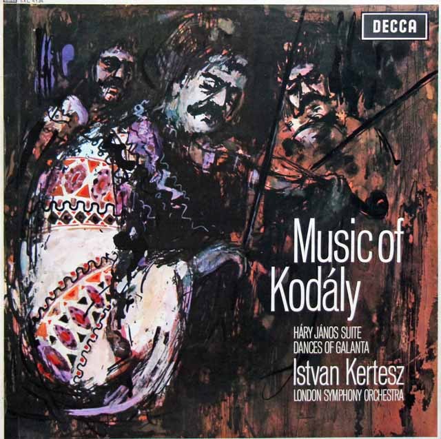 ケルテスのコダーイ/「ハーリ・ヤノーシュ」、ガランタ舞曲集　英DECCA　3640　LP レコード