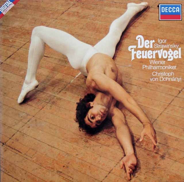 ドホナーニのストラヴィンスキー/「火の鳥」　独DECCA　3634　LP レコード