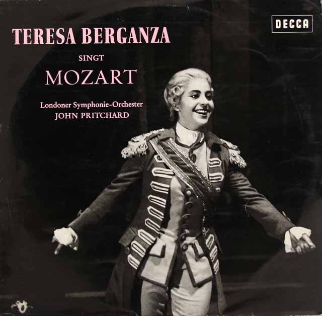 ベルガンサ、モーツァルトを歌う　独DECCA　2832　LP レコード