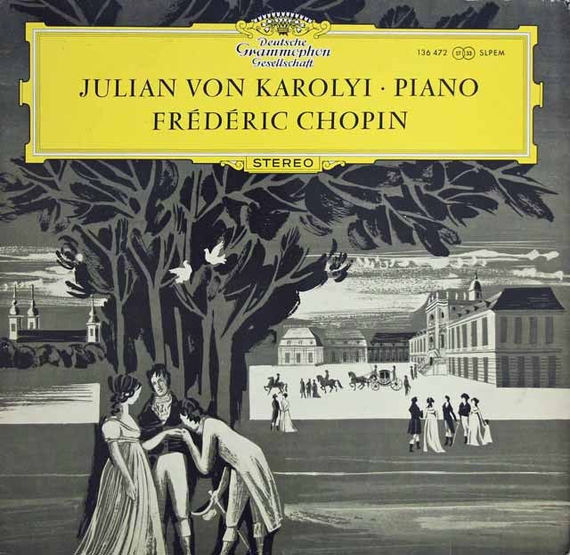 カーロイのショパン/ピアノソナタ第3番ほか　独DGG　3634　LP レコード
