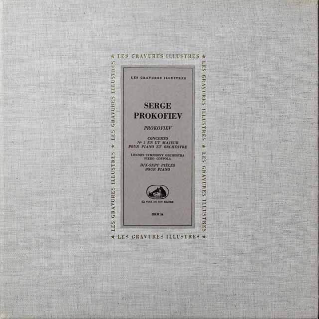 プロコフィエフの自作自演/ピアノ協奏曲第3番　仏VSM  2702　LP レコード