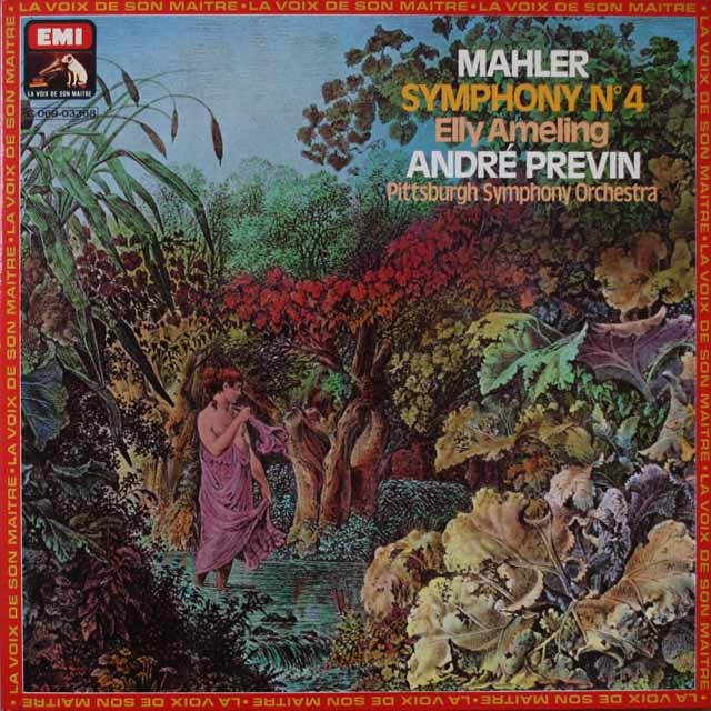 プレヴィン、アメリングのマーラー/交響曲第4番　仏EMI（VSM）　3404　LP レコード